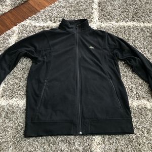 Lacoste fleece full zip-up sweat shirt jacket L